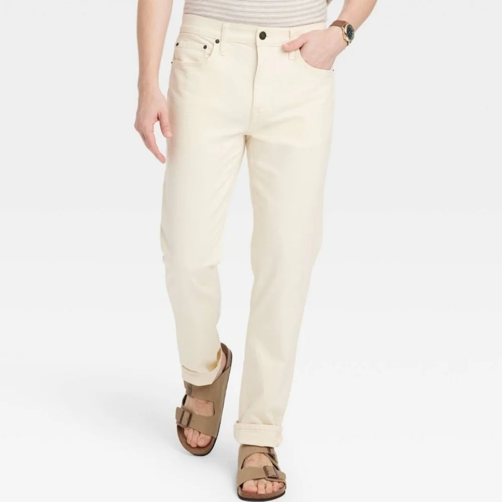 Goodfellow & Co Men's Mid Rise Slim Fit Leg Full Jeans Lightweight 30W X 30L - Picture 1 of 13